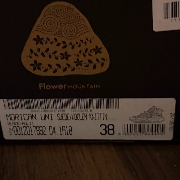 FLOWER MOUNTAIN Shearling Bootie Sneakers - Size EUR 38 - Size 7 / 7.5 - Picture 8 of 16